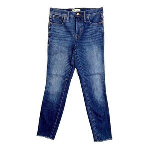 Madewell Jeans 10" High-Rise Skinny Jeans in Danny Medium Wash SZ 28